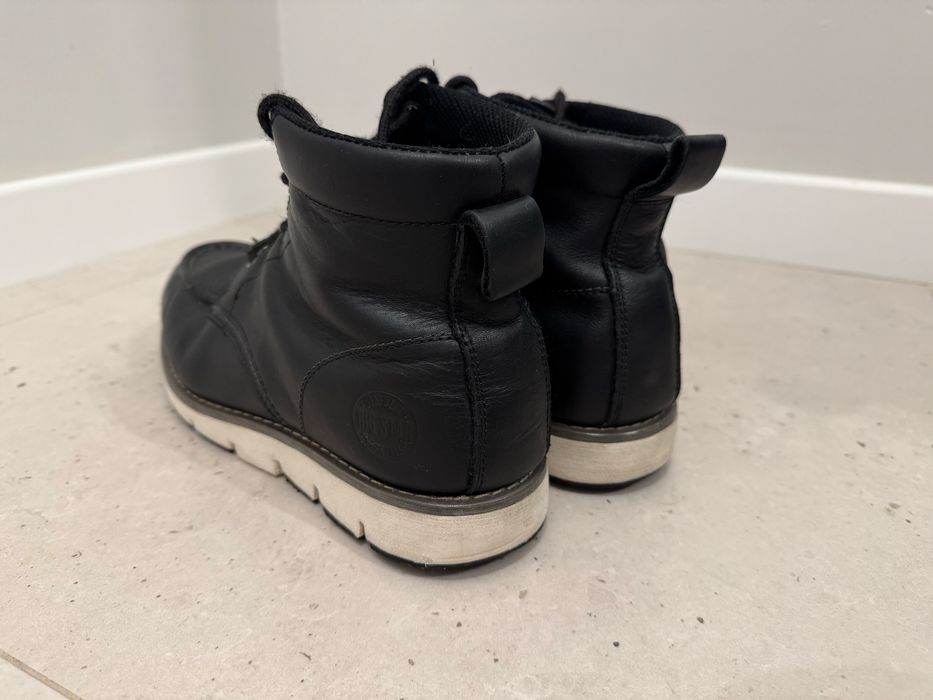 Czarne skórzane buty męskie Big Star – rozmiar 42