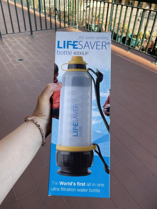 garrafa filtradora “Life saver” 4000Uf 750ml