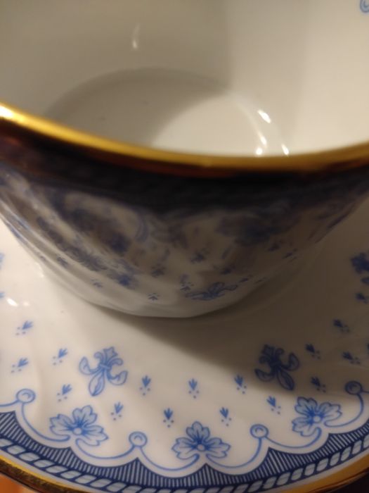 Serviço de chá em porcelana