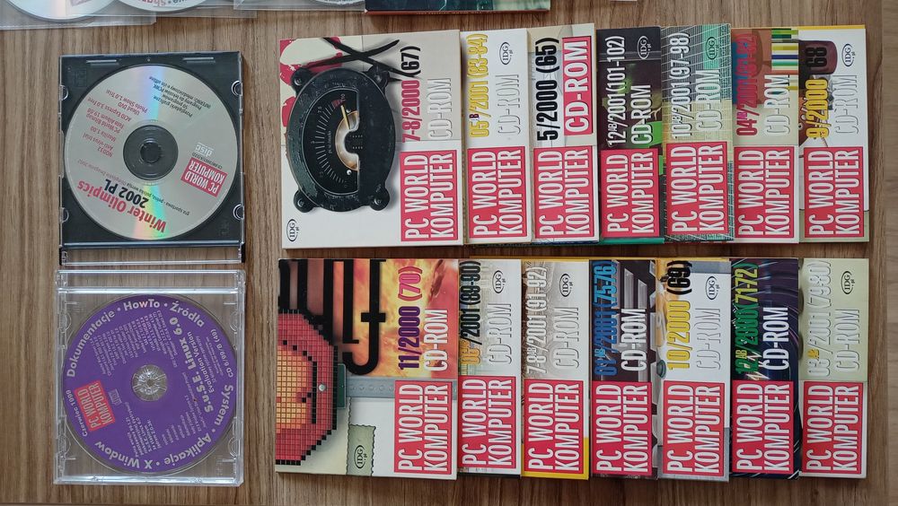 Płyty CD, PCWK, Komputer świat ekspert i inne