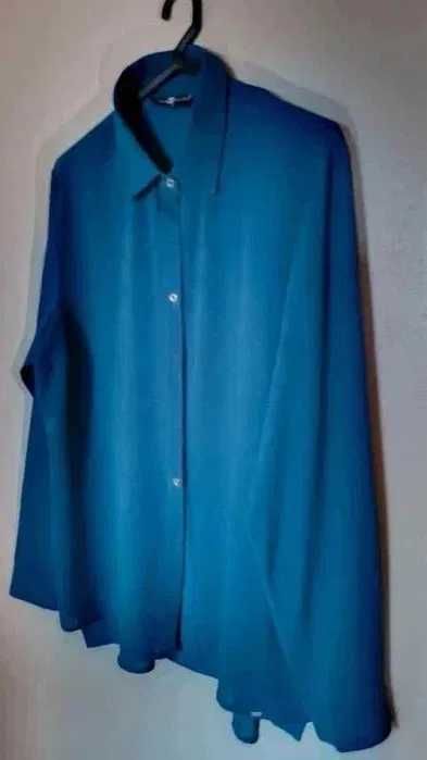 Camisa de senhora manga comprida, XL. Usada