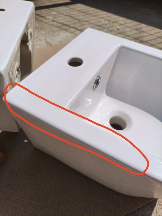 Conjunto de sanita e bidé suspensos sanindusa urby