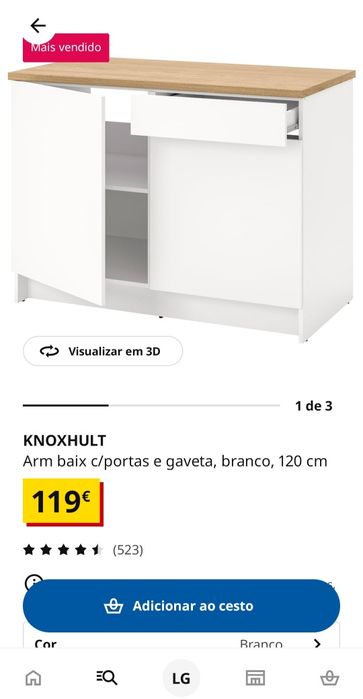 VENDE-SE móvel Knoxhult em ÓPTIMO estado