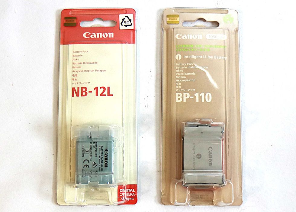 Baterias Canon NB-1LH novas (seladas)