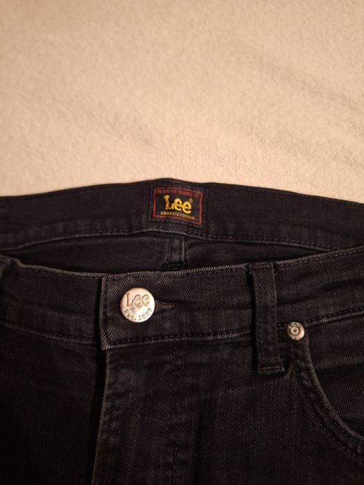Spodnie Lee męskie czarny jeans