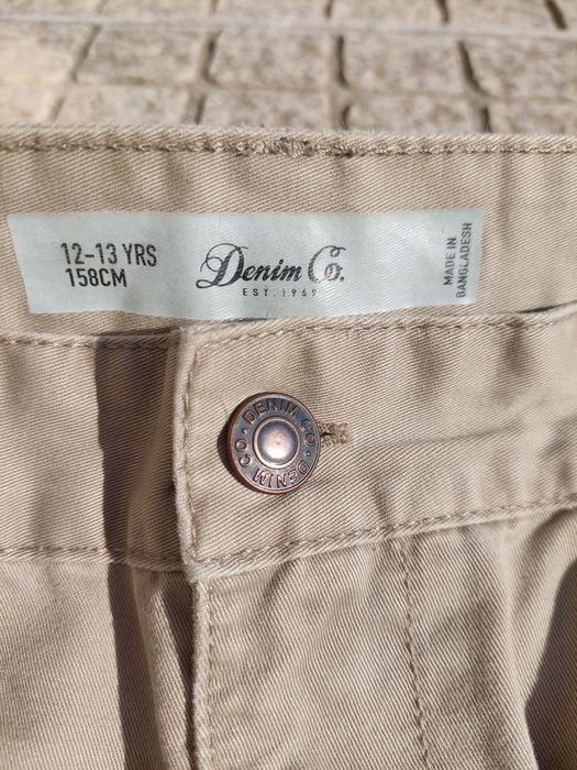 Calças com bolsos 12/13 anos