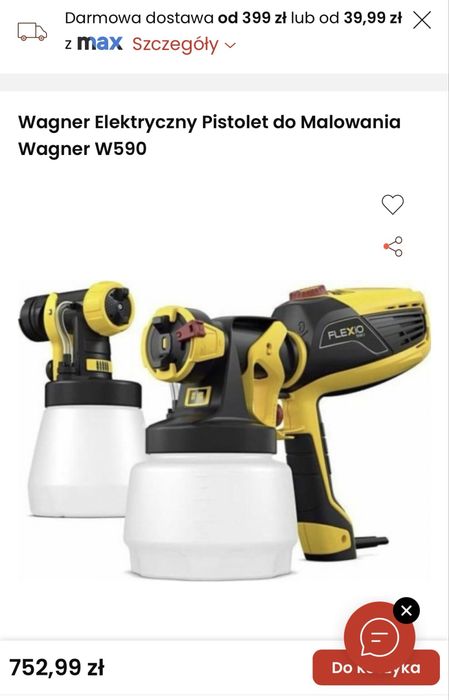 Pistolet do malowania Wagner Flexio 590 (W590)