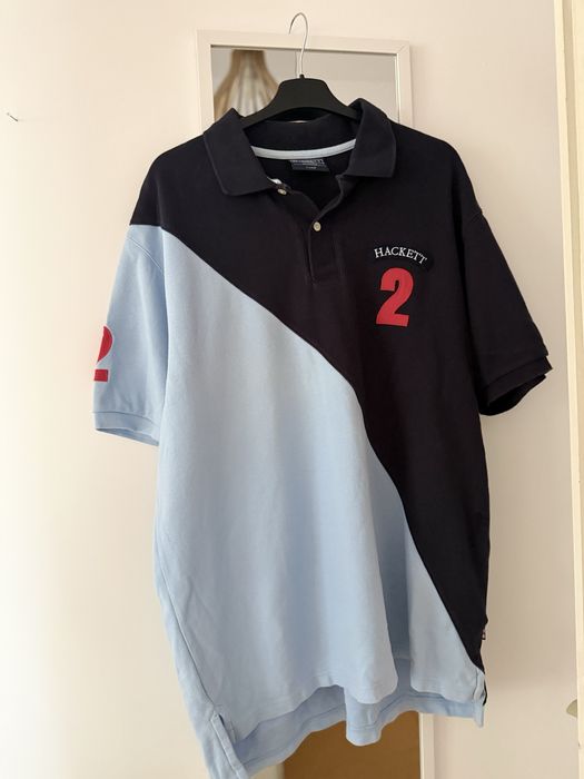 T-Shirt męski polo Hackett