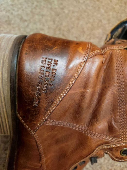 Винтажные ботинки на шнуровке из натуральной кожи обувь кожаные боты