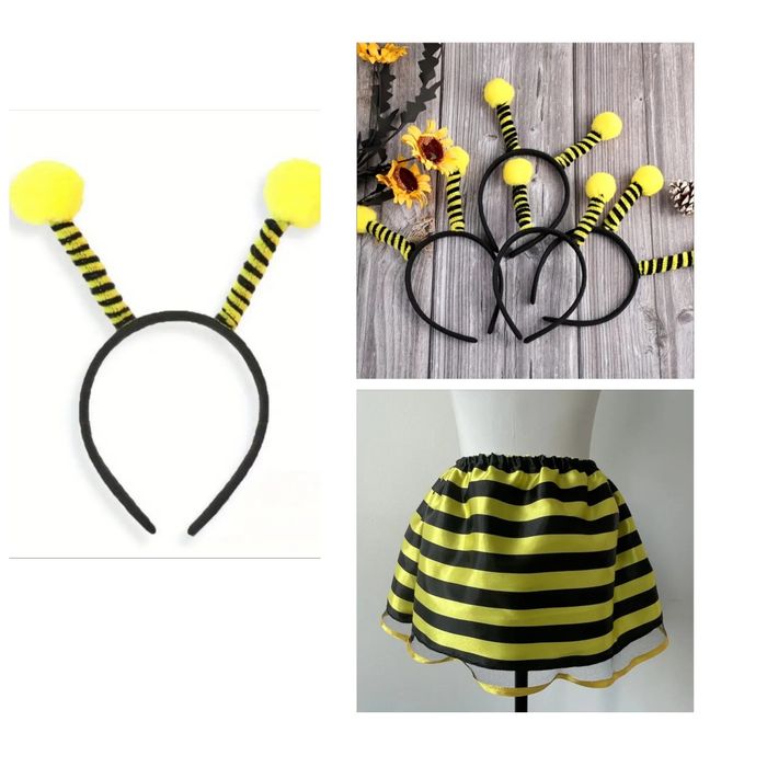 Обруч бджілки,спідничка бджілки.костюм бджілки, пчела