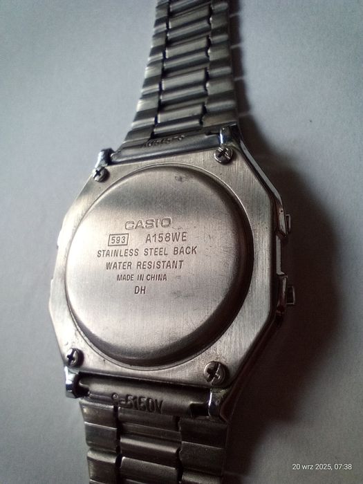Kolekcjonerski zegarek Casio A158WE vintage