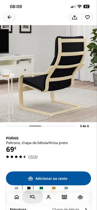 Poltrona IKEA bétula