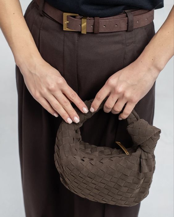 Стильна сумка із замші