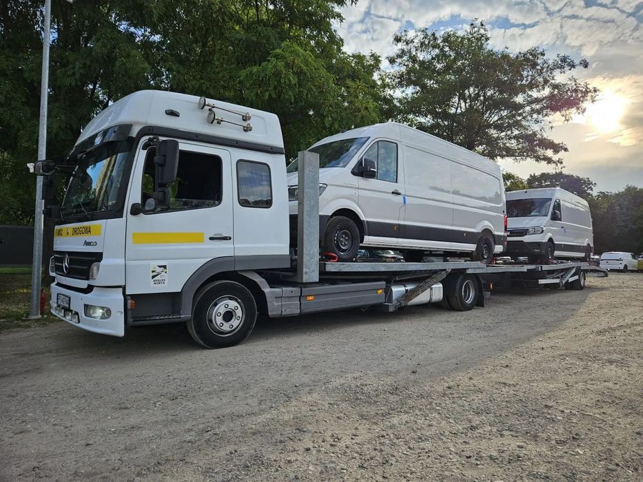 Mercedes-Benz Atego 824 Autotransporter LF5 VDI2700  ATEGO 824 LF5 EURO5 VDI2700 Doinwestowany POMOC DROGOWA Pń