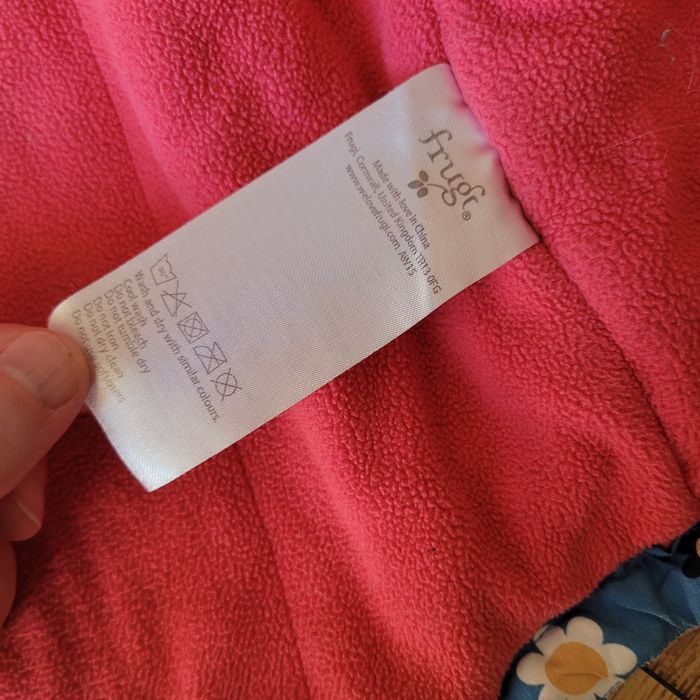 Демісезонна куртка Frugi на флісі, р. 90-98 (2-3 роки), з їжачками