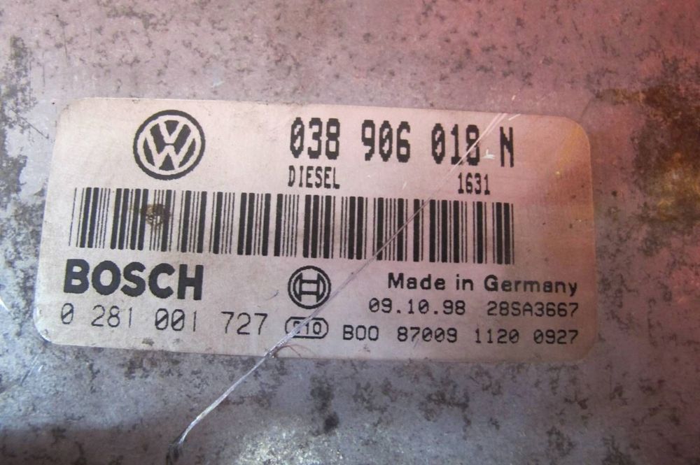 volkswagen passat b5 1.9 tdi ahu sterownik komputer silnika 038906018n