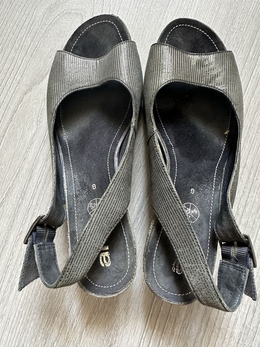 Босоножки эспадрильи ara кожа 39-40р