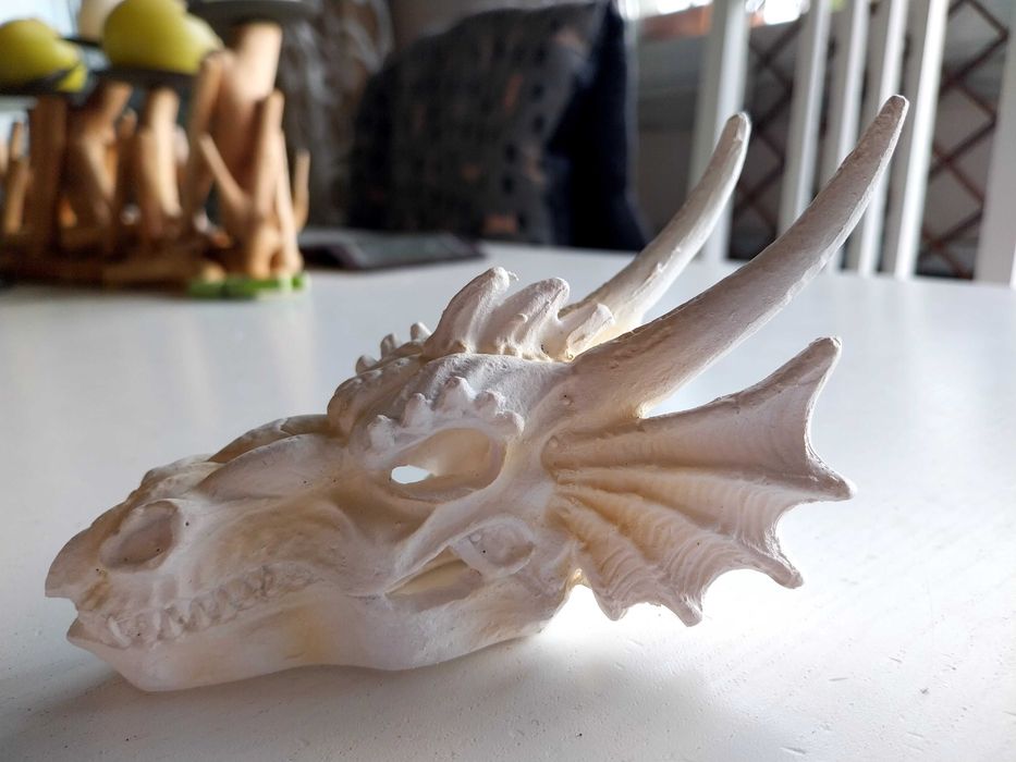 Decoração aquário cabeça de dragão