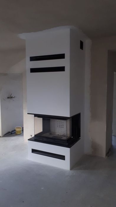 Kominek narożny Simple 8, eko, 10 lat gwarancji.