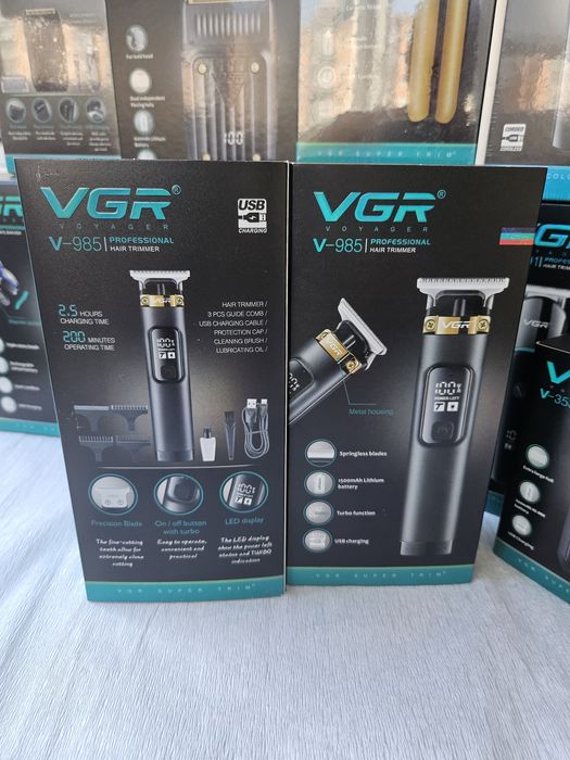 Машинка тример бороди для стрижки трімер VGR 985 триммер професійна