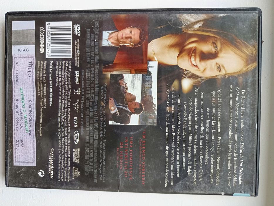 DVD o outro homem - Antônio Banderas