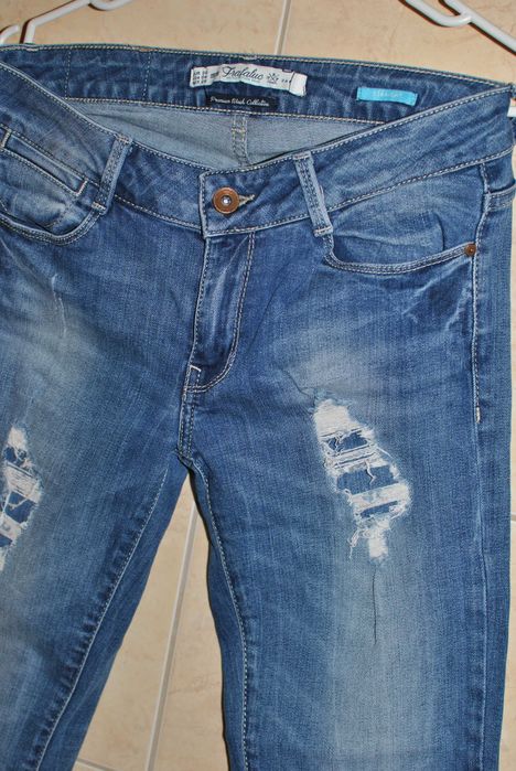Zara spodnie jeansy z przetarciami 38 M załozone kilka razy