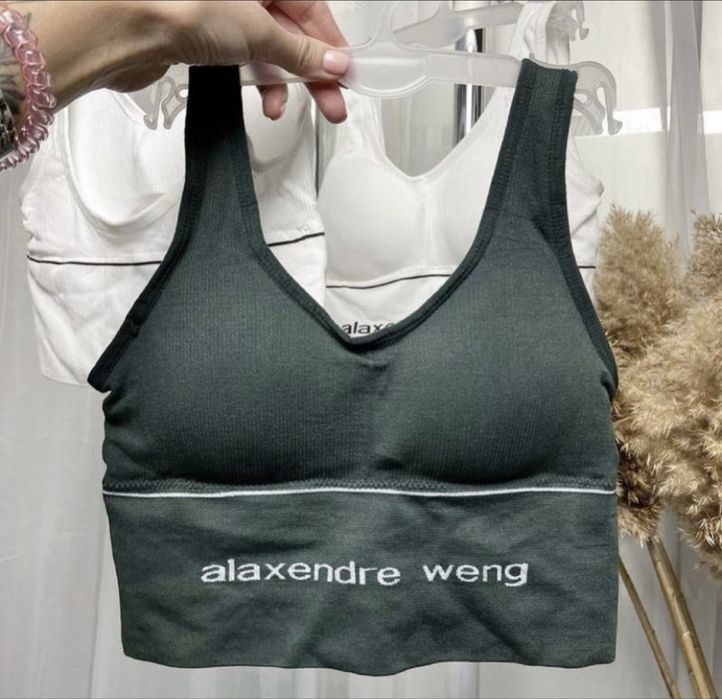 Топ топік бюстьє бюстгальтер з чашками майка alexander wang