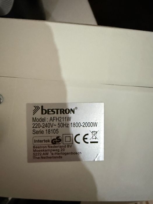 Aquecedor elétrico Bestron