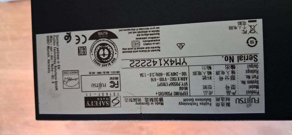 PC Fujitsu i7-67008GB RAM WIN10 + Office