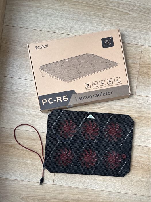 Pccooler PC-R6 Podkładka chłodząca do laptopa 12–17”