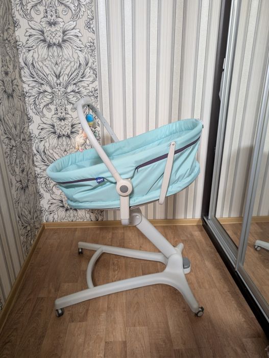 Крісло-качалка Chicco Baby Hug 4in1 Aquarelle