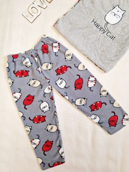 Тепла піжама Fancy Kids дівчинка 5-6 р домашній костюм