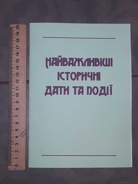 Книга-посібник "Найважливіші історичні дати та події"