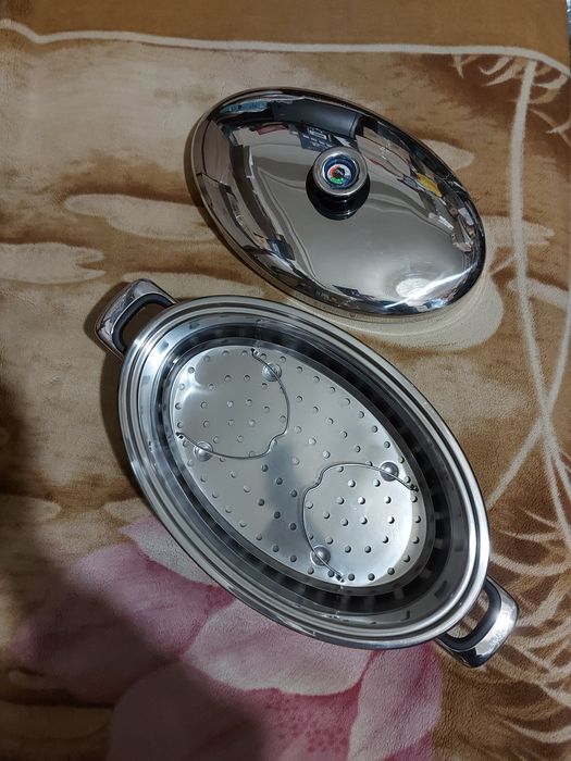 Утятница, гусятница, овал от Zepter объем 8 литров