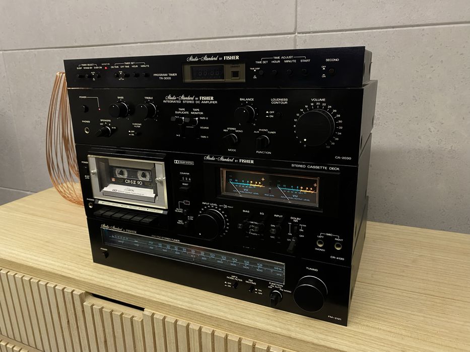 Fisher Studio Standard - timer, wzmacniacz CA-2030,Deck CR-4130,Tuner