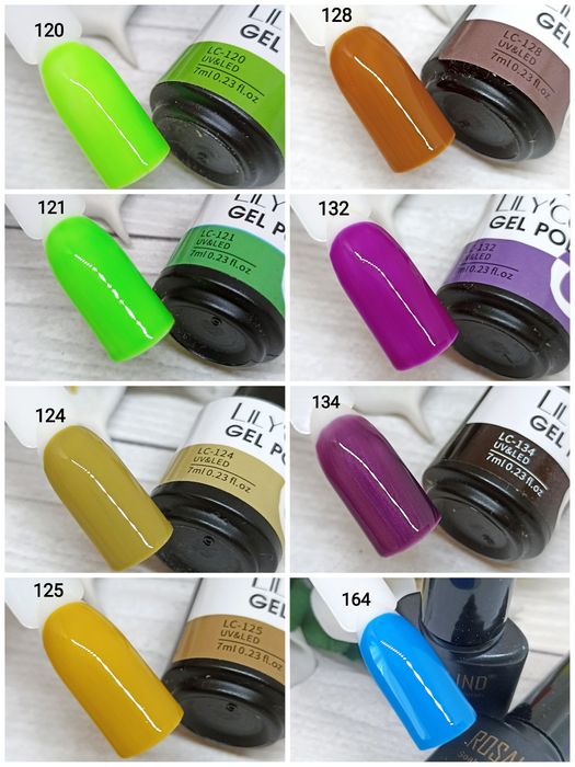 Новые гель-лаки поштучно и оптом, кракелюр