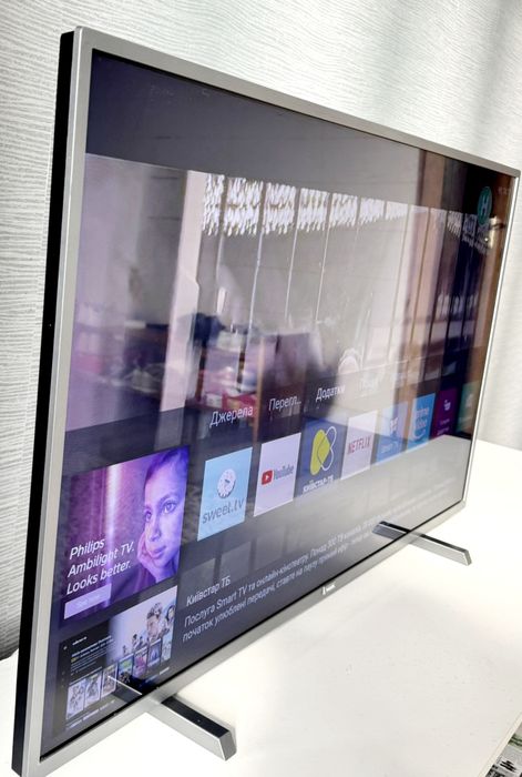 Телевізор Філіпс PHILIPS   43 дюйми(107,5см) PUS6523/12  Smart TV