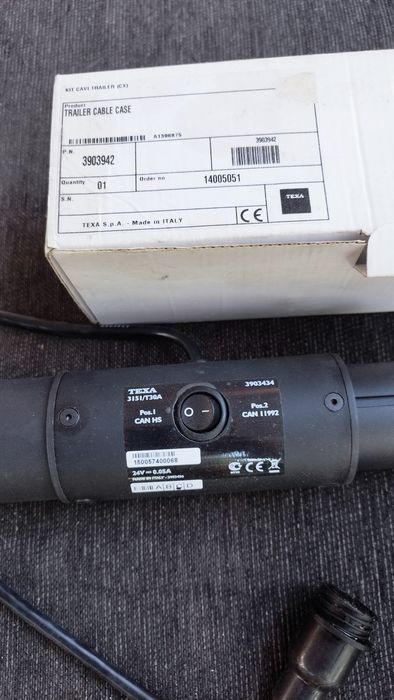 Cabo de diagnóstico Texa para reboques e semir reboques