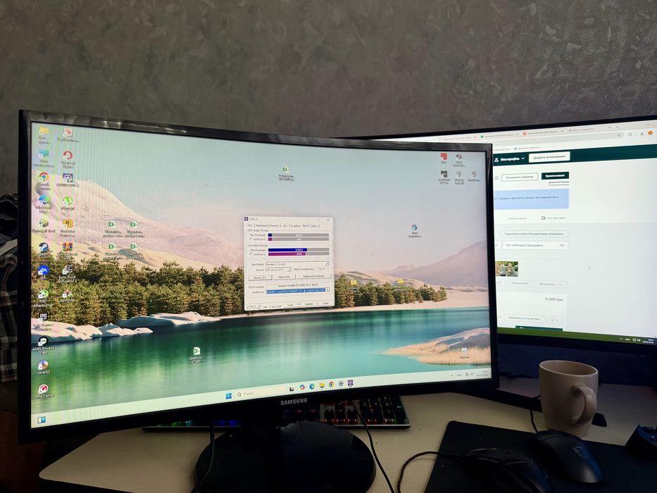 Монитор 27 Samsung Curved C27F396FHU