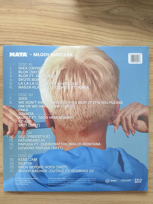 Mata - Młody Matczak -2 LP Black Vinyl Edition 20211