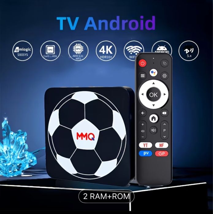 Смарт ТВ Приставка MMQ 2/32 Hisilicon (Huawei) | Голос + SmartTube