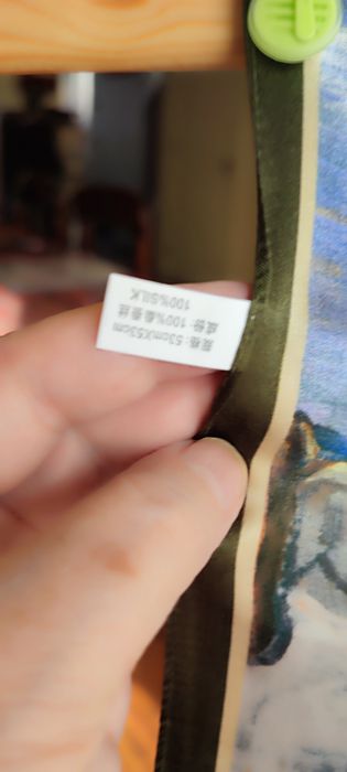 Jedwabna apaszka , malarstwo francuskie