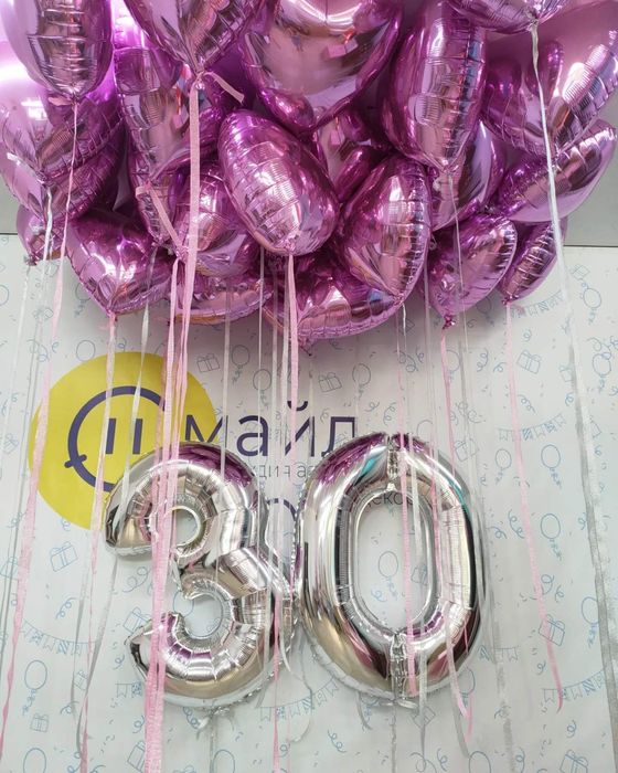 Гелиевые гелевые гелієві шары,шарики,оформление,день рождение Киев