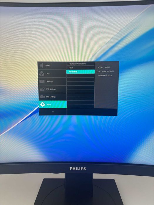 Монітор Philips 346B1C 34" UltraWide 3440×1440 100Hz USB-C