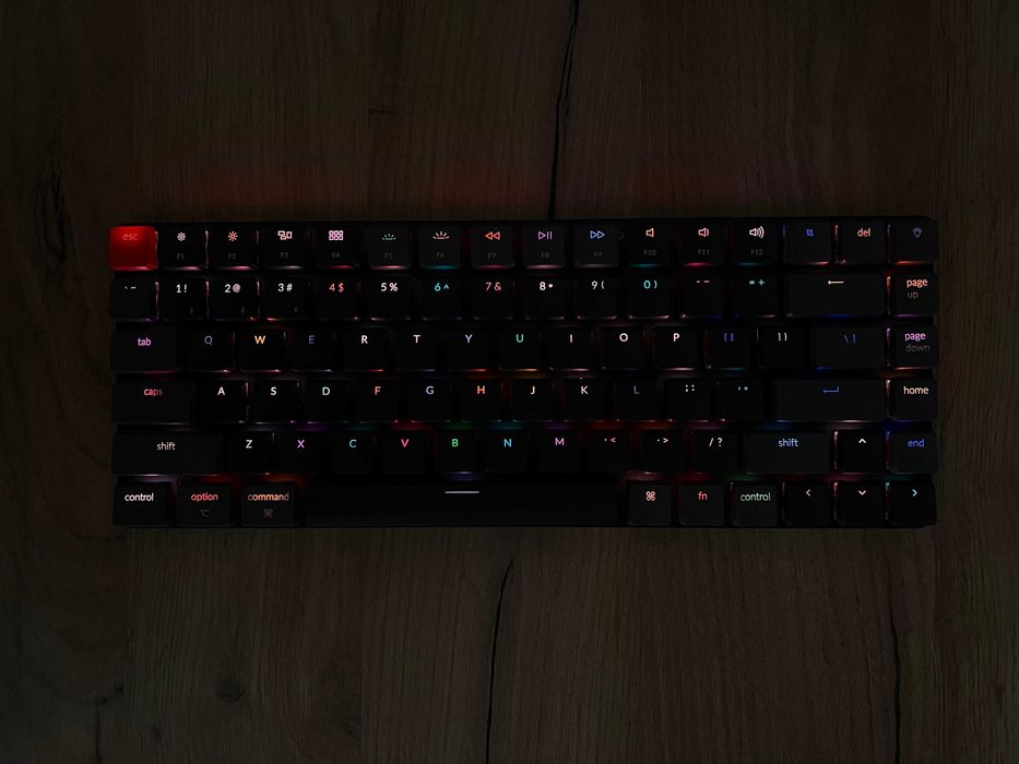 Клавіатура Keychron K3 Low Profile HotSwap Optical RGB Red K3E1