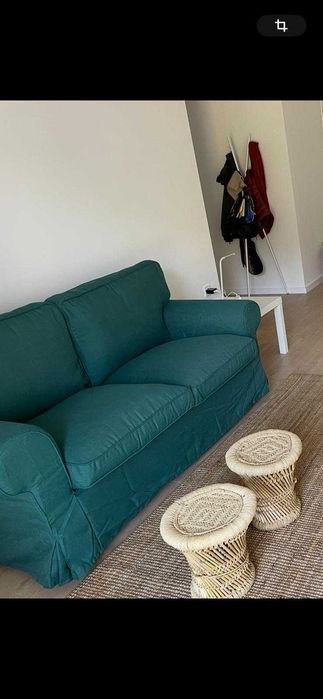 Sofá Ikea EKTORP para 2, Totebo Dark Turquoise