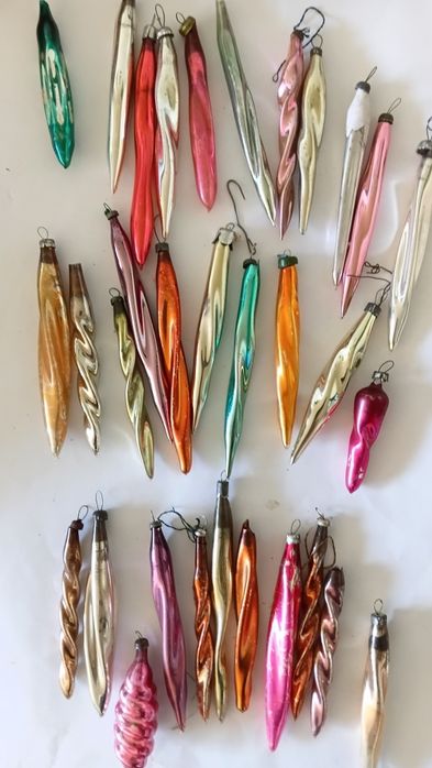 Елочние  игрушки ссср сосульки
