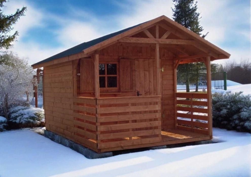 Altana Domek drewniany rekreacyjny letniskowy na działkę ROD (Kraków R