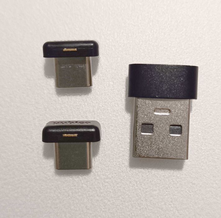 Klucz sprzętowy Yubico YubiKey 5C Nano 2szt. Adapter USB A-C