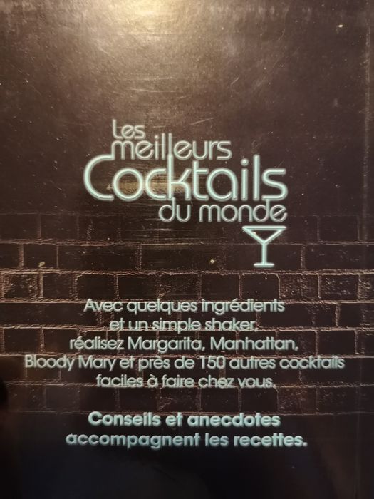Livro de cocktail os melhores do mundo